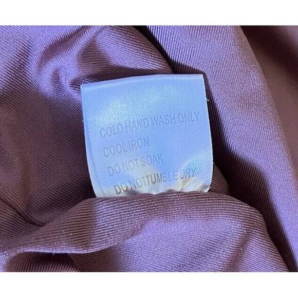 Seek The Label Dusty Pink Velvet Mini Slip Dress Size Small - Picture 9 of 11